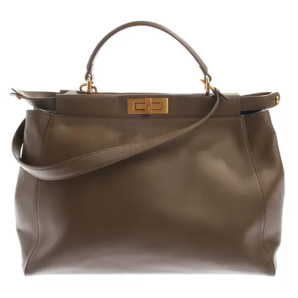 Handbag in Brown, Leather, Fendi