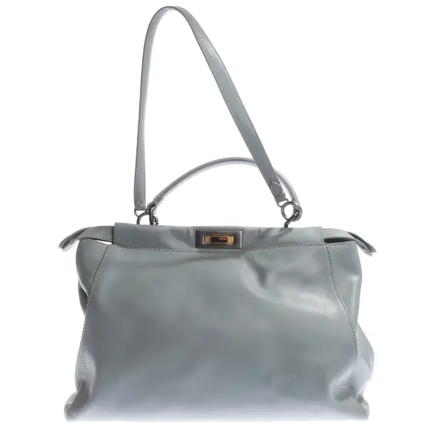 Handbag in Gray, Leather, Fendi
