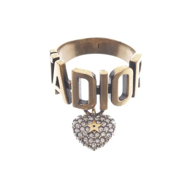 Ring in Metallic, Metall (metallisch, metallisiert), Dior