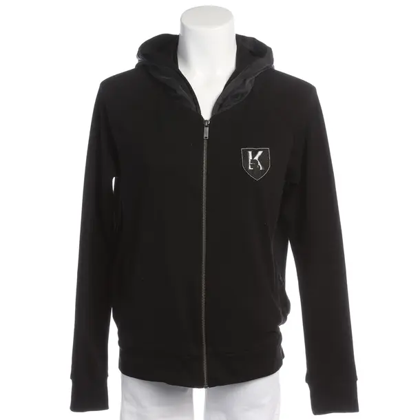 Sweatjacke in Schwarz, Baumwolle, Karl Lagerfeld