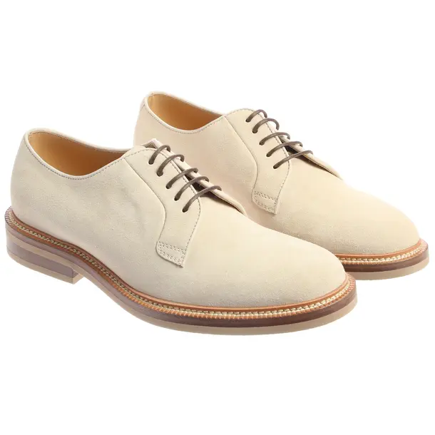 Schnürschuhe in Weiß, , Brunello Cucinelli
