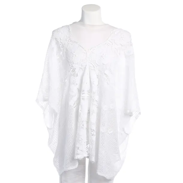 Blouse in White, Viscose, Melissa Odabash