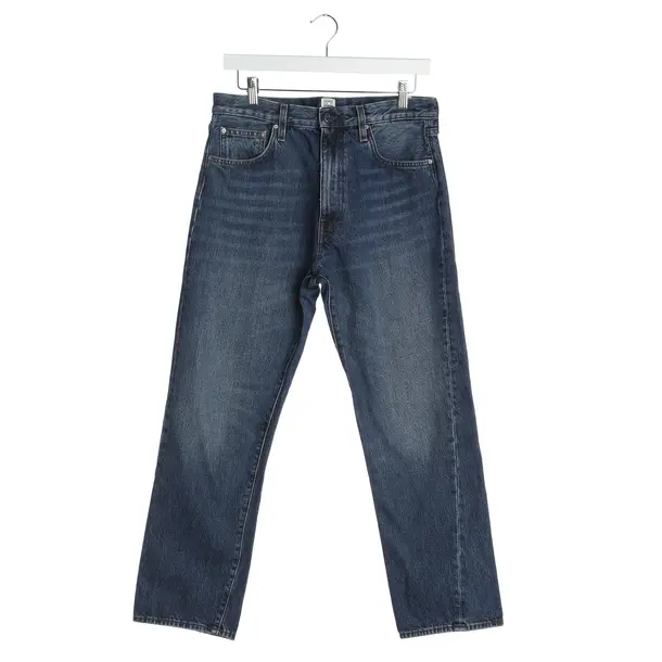 Straight Fit Jeans in Blue, Cotton, Totême