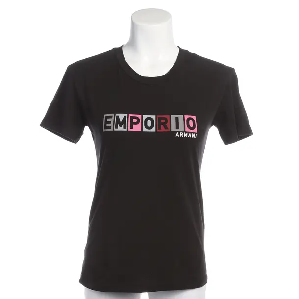 Shirt in Schwarz, Baumwolle, Emporio Armani
