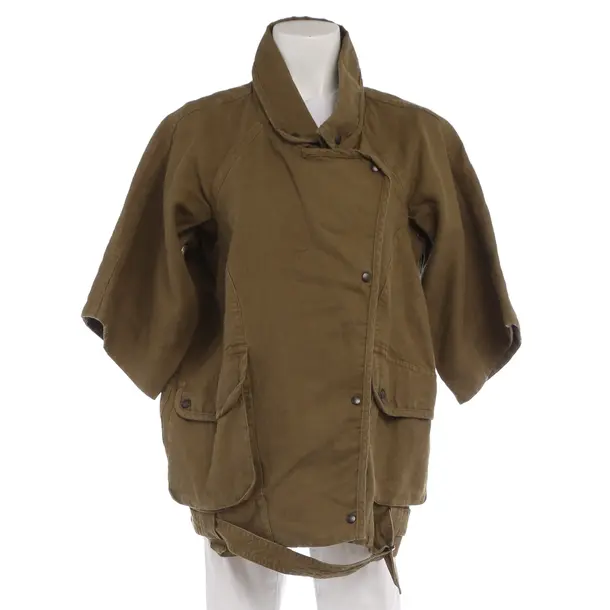 Übergangsjacke in Grün, Leinen, Isabel Marant