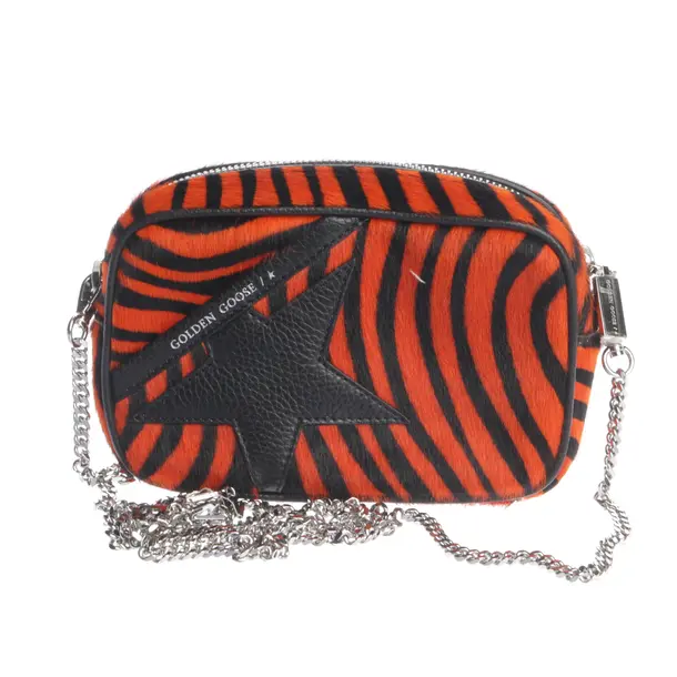 Evening Bag in Orange, Fur, Golden Goose