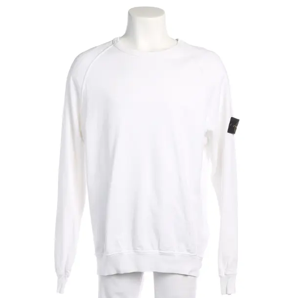 Sweatshirt in White, Cotton, Stone Island