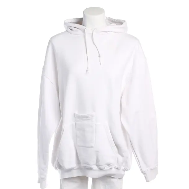 Hoodie in White, Cotton, Balenciaga