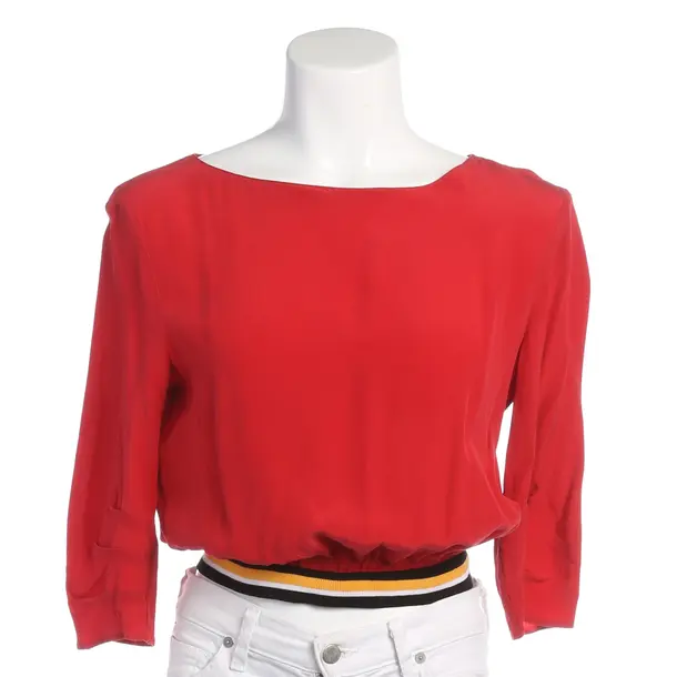 Longsleeve in Rot, Seide, Prada
