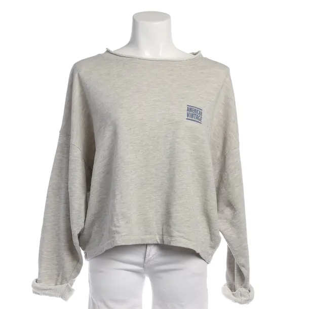 Sweatshirt in Gray, Cotton, American Vintage