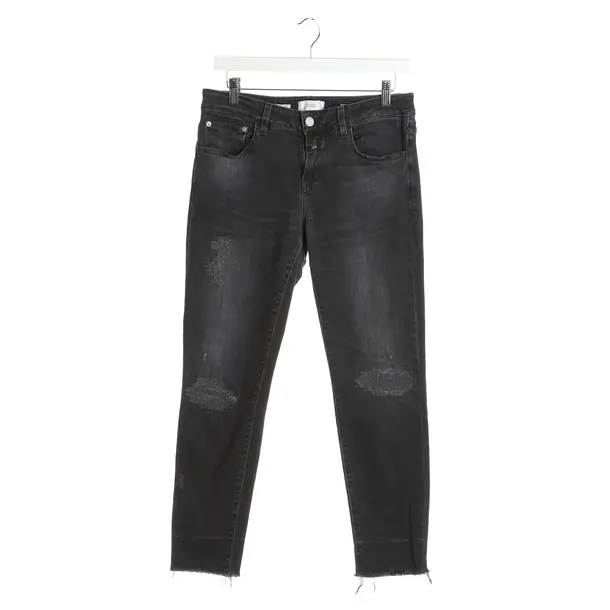 Slim Fit Jeans in Black, Cotton, Closed
