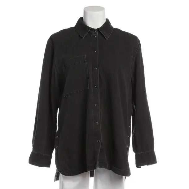Bluse in Schwarz, Baumwolle, Ba&sh