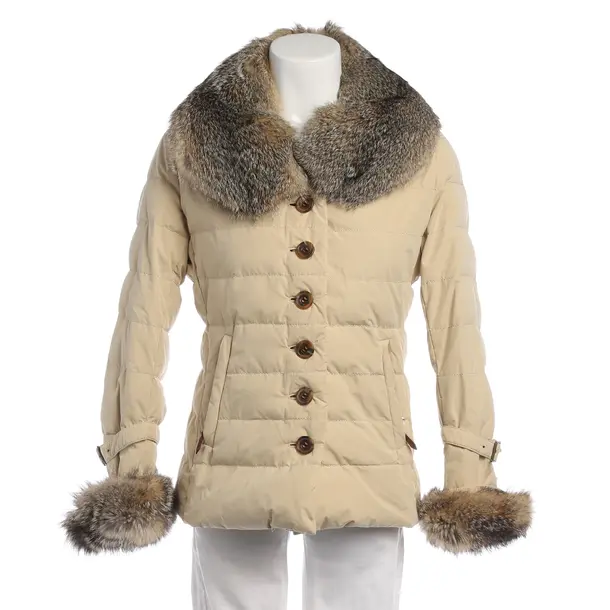 Winter Jacket in White, Polyester, Habsburg
