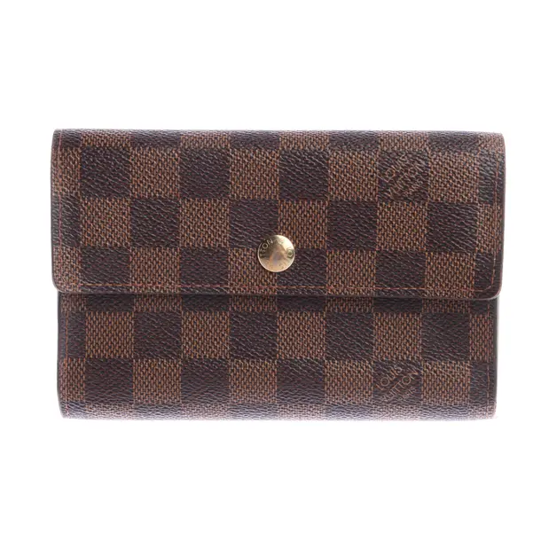 Geldbörse in Braun, Leder, Louis Vuitton