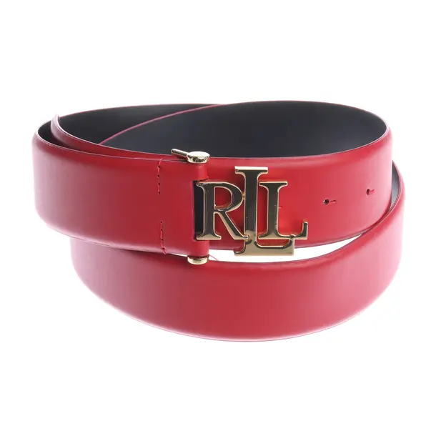 Gürtel in Rot, Leder, Lauren Ralph Lauren