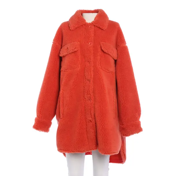 Winter Jacket in Orange, Polyester, Stand Studio