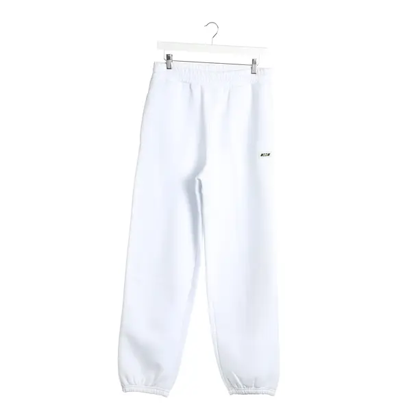 Jogginghose in Weiß, Baumwolle, MSGM