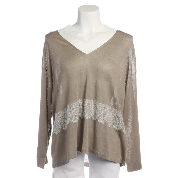Jumper in White, Linen, Fabiana Filippi