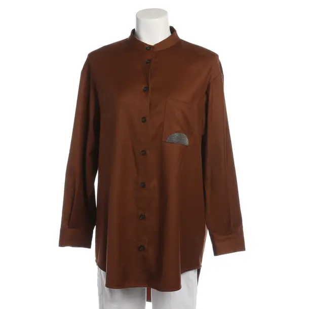 Blouse in Brown, Wool, Fabiana Filippi