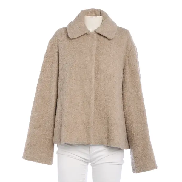 Mid-Season Jacket in White, Wool, Rochas