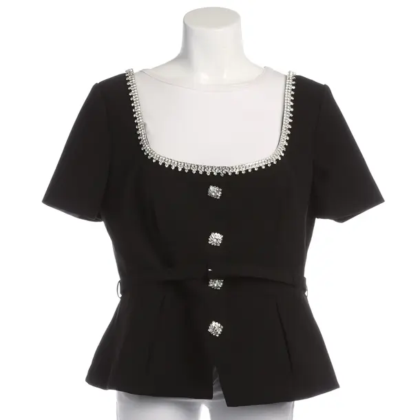 Blazer in Schwarz, Polyester, self-portrait