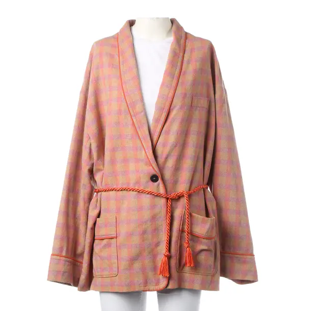 Mid-Season Coat in Multicolored, Wool, Forte_Forte
