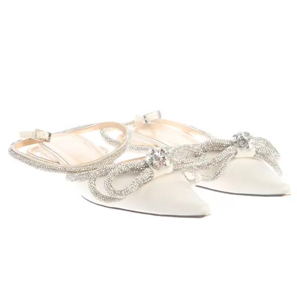 Slingbacks in White, , Mach & Mach