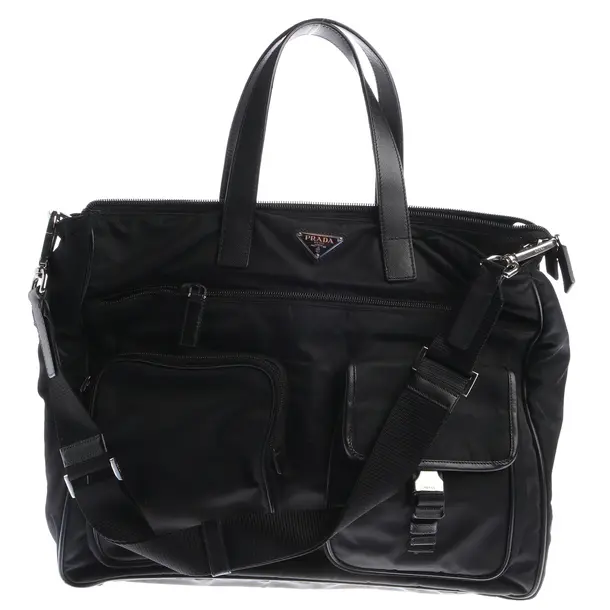 Borsa a cinture a tracolla, in Nero, Poliestere, Prada