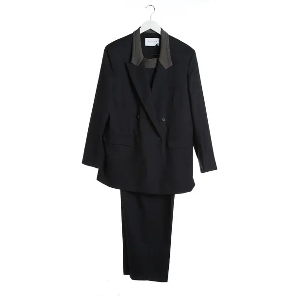Pantsuit, in Navy, Wool, Fabiana Filippi