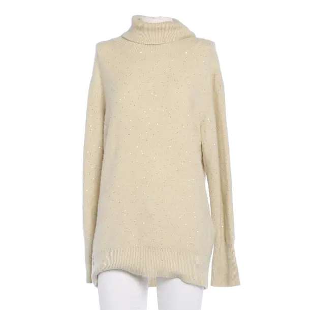 Jumper in White, Wool, Fabiana Filippi