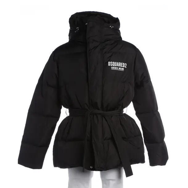 Wintermantel in Schwarz, Polyimid, Dsquared