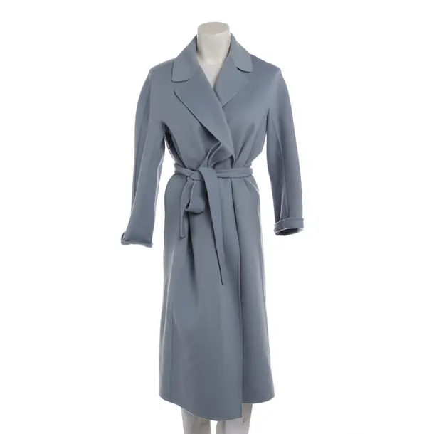 Cappotto mezza stagione, in Azzurro, Lana, Max Mara