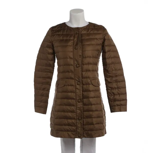 Mid-Season Coat in Brown, Polyester, Max Mara