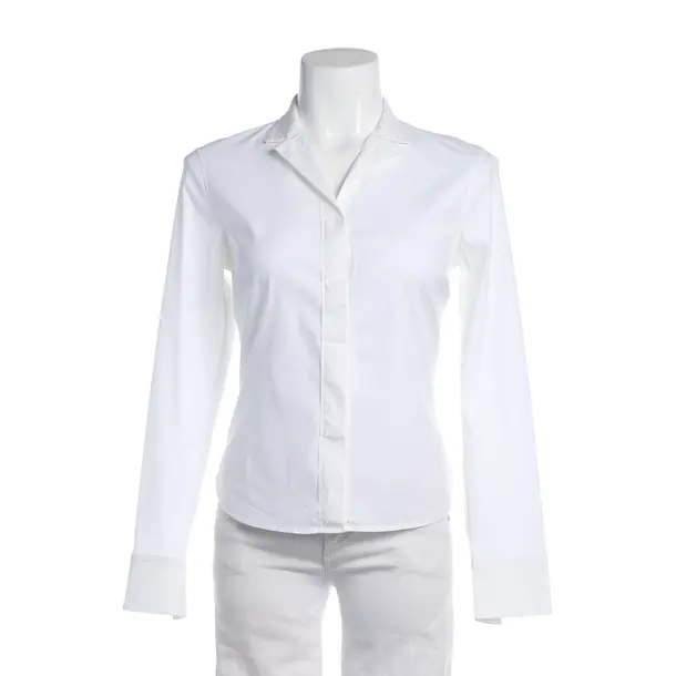 Bluse in Weiß, Baumwolle, Jil Sander