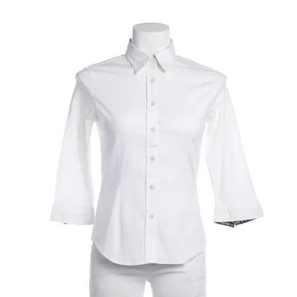 Blouse in White, Cotton, Burberry London