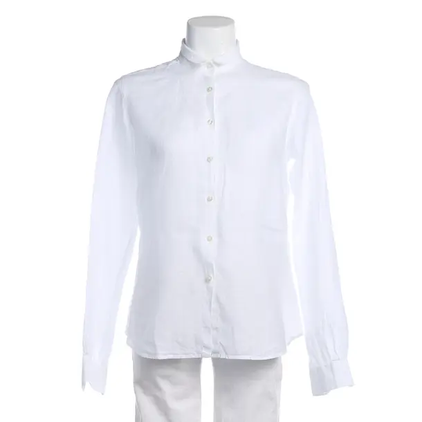 Blouse in White, Linen, Fay