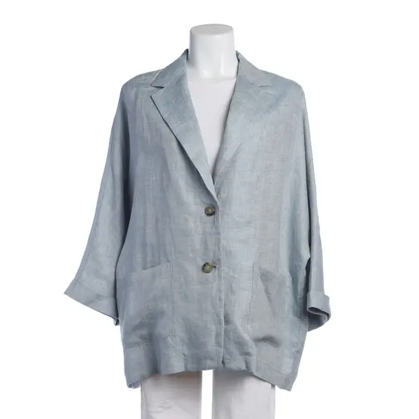 Blazer in Blue, Linen, Peserico
