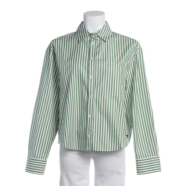 Blouse in Green, Cotton, Max Mara