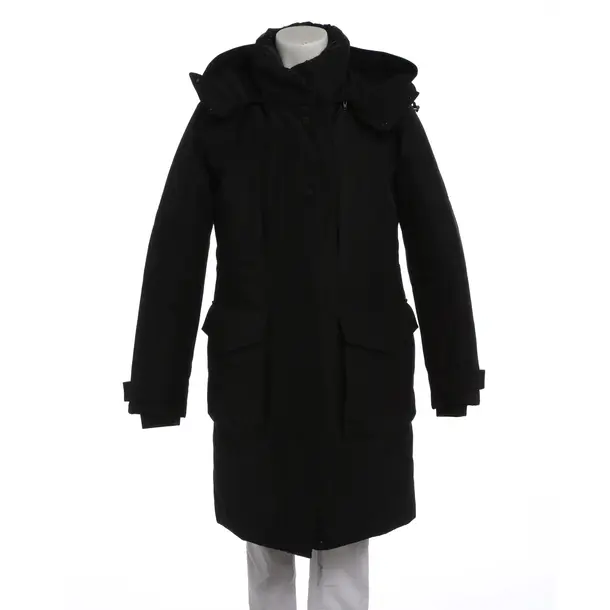 Winter Coat in Black, Polyester, Woolrich
