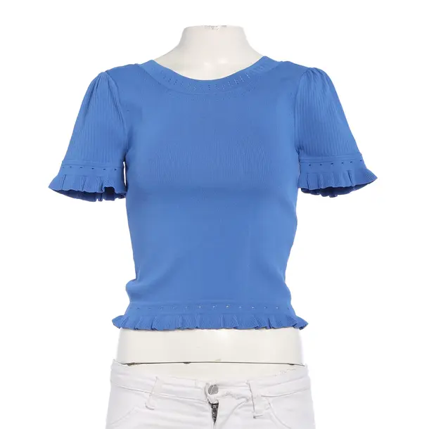 Shirt in Blau, Viskose, Sandro