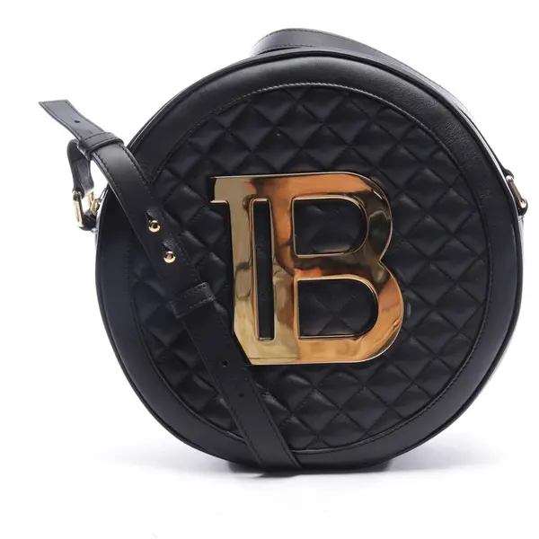 Crossbody Bag in Black, Leather, Balmain