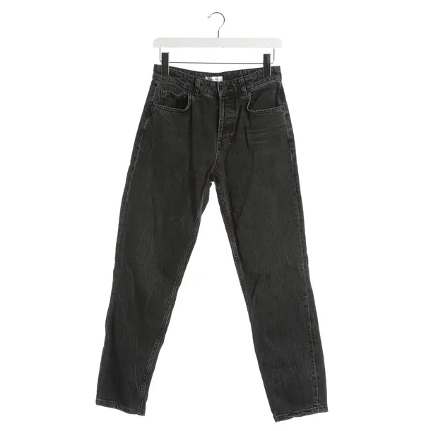 Boyfriend Jeans, in Black, cotton, Anine Bing