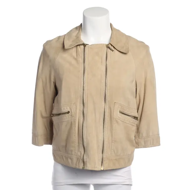 Sommerjacken in Braun, Leder, Kiton