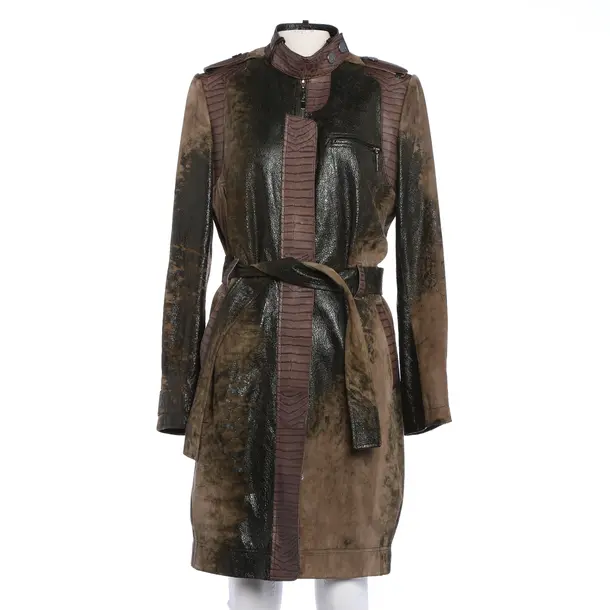 Leather Coat in Brown, Leather, Dior