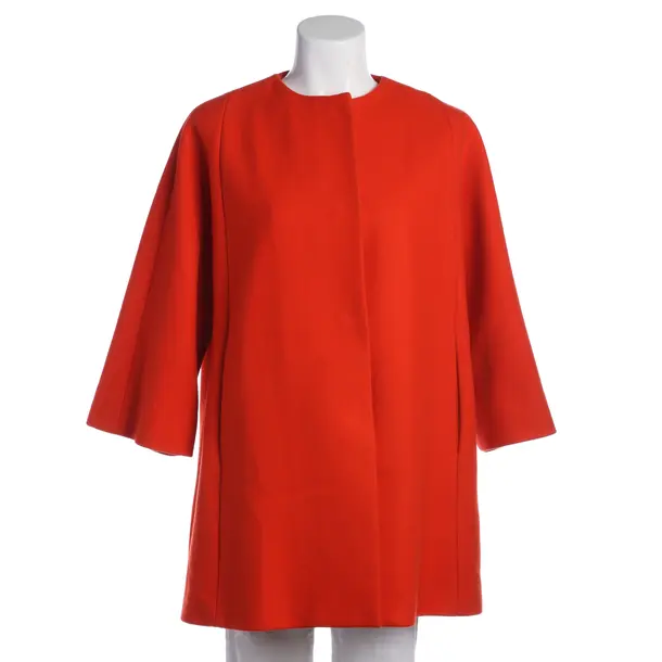 Winter Coat in Orange, Wool, MSGM