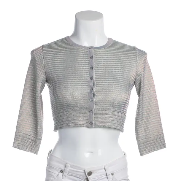 Cardigan in Gray, Viscose, Alaia