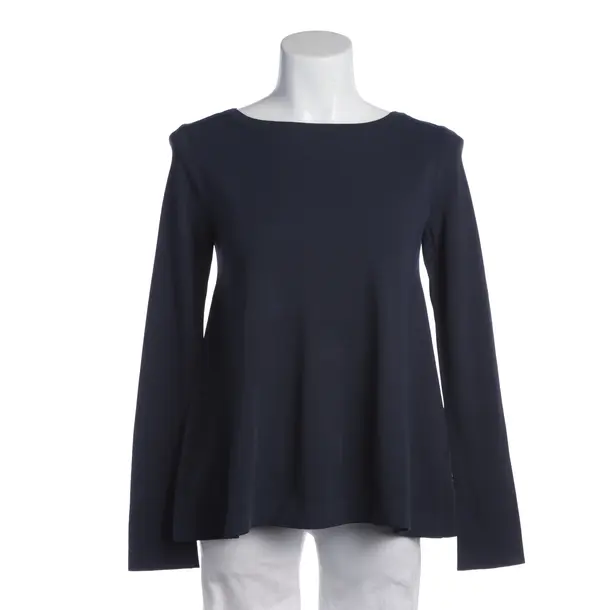 Long Sleeve Shirt, in Navy, Viscose, Alaia