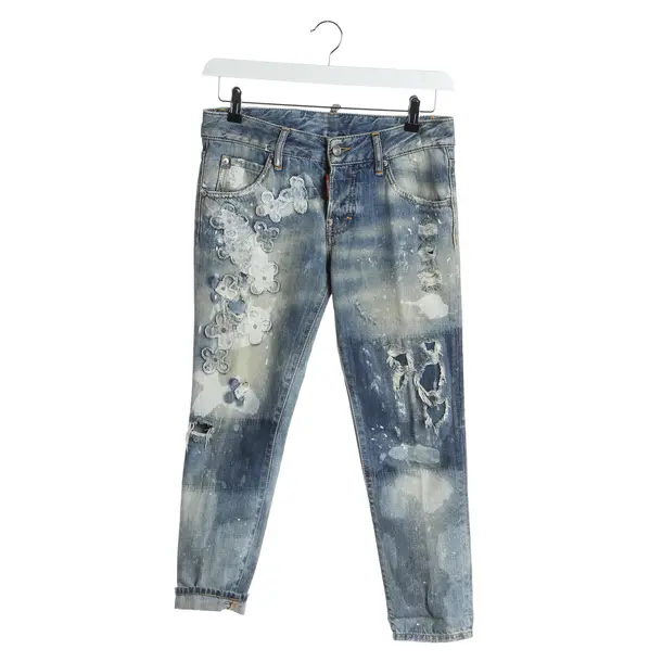 Jeans Straight Fit in Mehrfarbig, Baumwolle, Dsquared