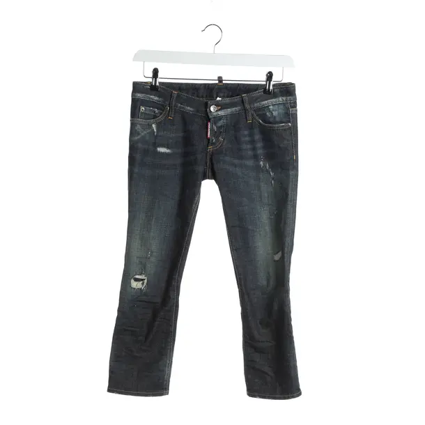 Jeans Straight Fit in Blau, Baumwolle, Dsquared