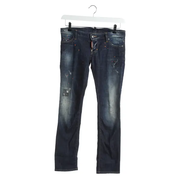 Jeans Straight Fit in Blau, Baumwolle, Dsquared